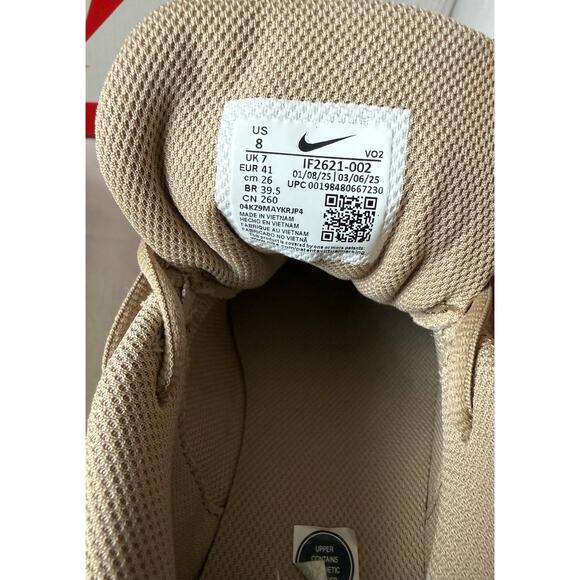Nike Air Max Fire Shoes Sneakers Light Bone Khaki Volt Mens Size 8 IF2621-002New main image 5